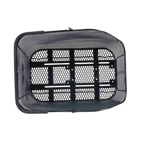 basil icon m multi system - bicycle basket - on the back - black