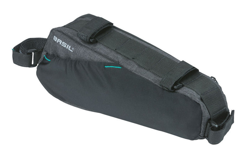 Load image into Gallery viewer, Basil Discovery 365D frametas M - sportieve compacte fietstas voor heren damesfiets - 1.8L - zwart melee
