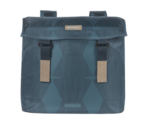 Basil Elegance - double pannier - 40-49 liters - estate blue