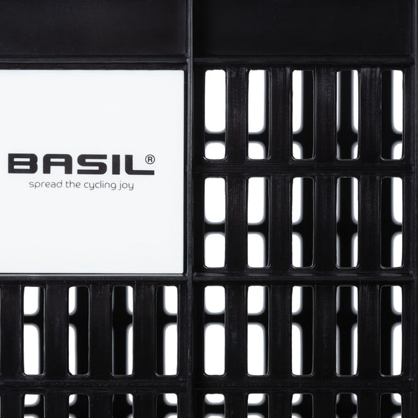 basil bicycle crate m - medium - 29.5 liters - black