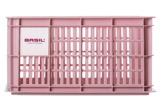 Basil fietskrat S - klein - 17.5 liter - roze