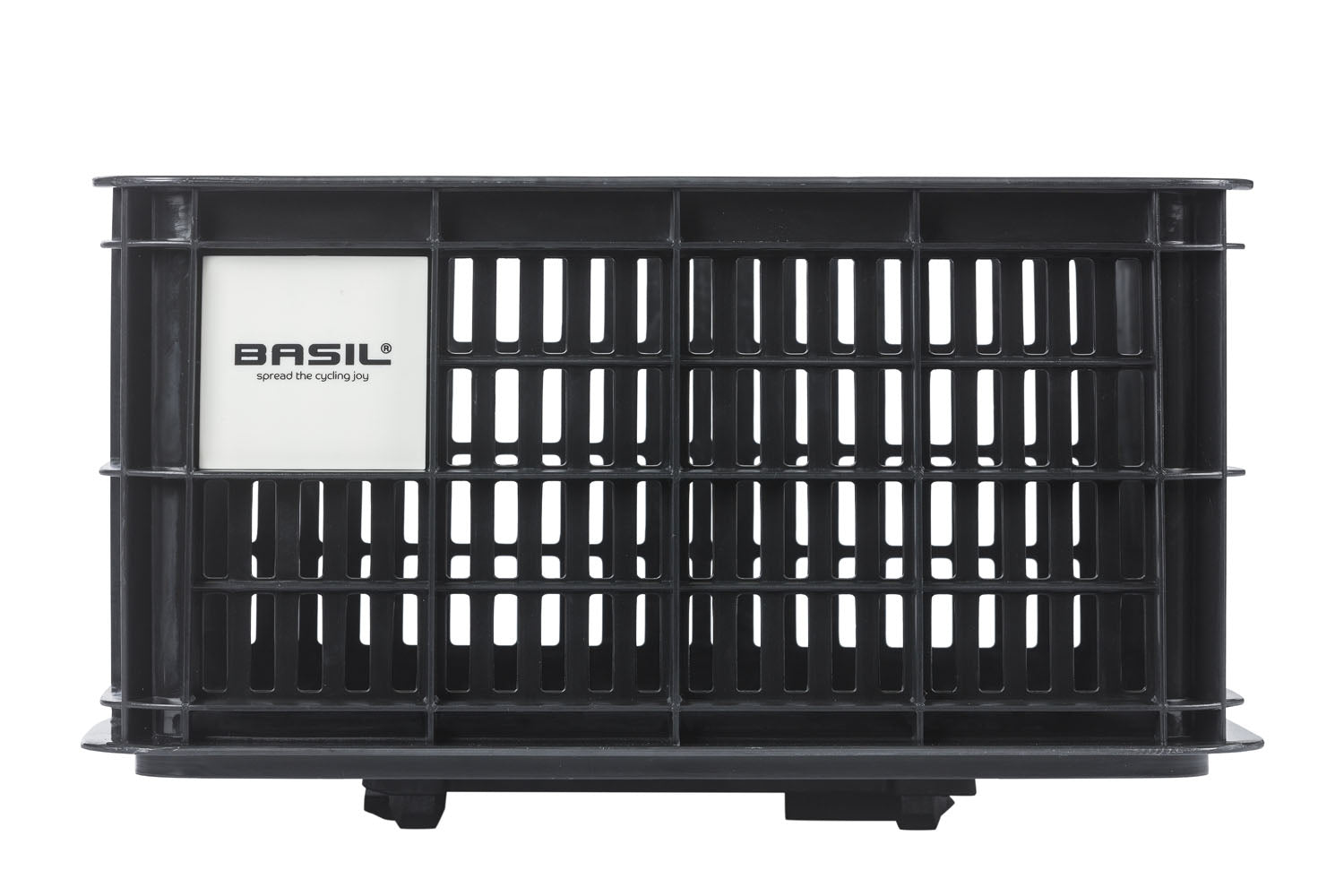 basil bicycle crate s mik - small - 17.5 liters - black