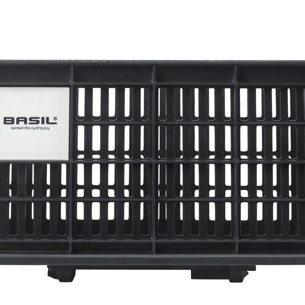 basil bicycle crate s mik - small - 17.5 liters - black