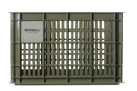basil bicycle crate m - medium - 29.5 liters - green