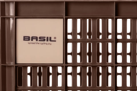 basil bicycle crate m - medium - 29.5 liters - brown