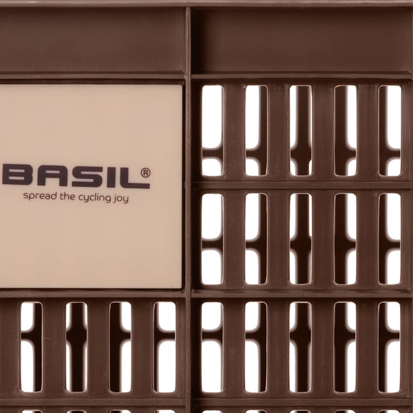 basil bicycle crate m - medium - 29.5 liters - brown