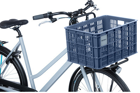 basil bicycle crate l - large - 40 liters - blue