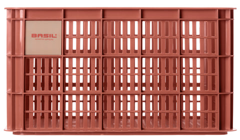 basil bicycle crate l - large - 40 liters - red