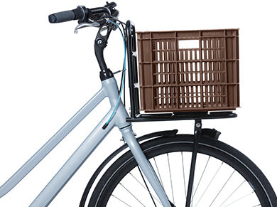 basil bicycle crate l - large - 40 liters - brown