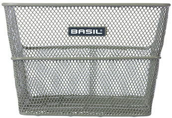 Load image into Gallery viewer, Basil Cento Flower S - fietsmand - achterop - olive green
