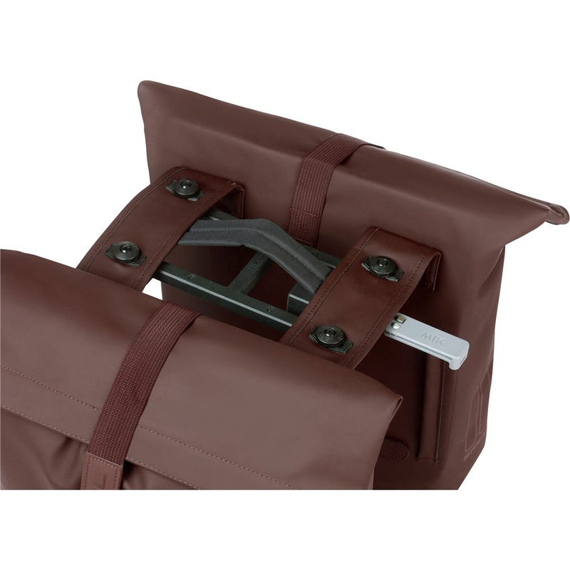 Load image into Gallery viewer, Basil Tas City Dubbel MIK Vegan Leather | Roasted Brown
