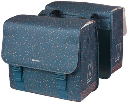 Load image into Gallery viewer, Basil dubbele fietstas flair 35 liter - navy
