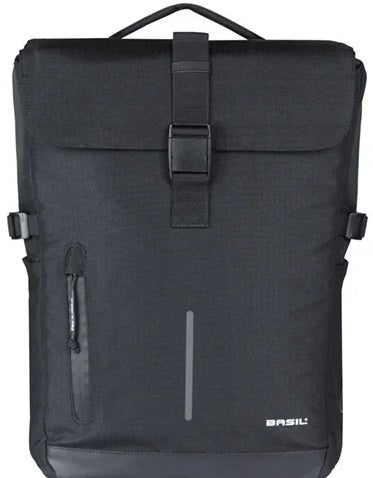 Load image into Gallery viewer, Basil tas move dubbel mik zwart | 30l
