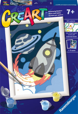 Ravensburger creart space explorer - schilderen op nummer voor kinderen