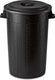 Stefanplast afvalton - afvalemmer - vuilnisbak - voerton - buiten - 100l - zwart
