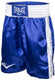 Everlast boxing trunks 23 in , blu wh l