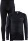 Craft core dry baselayer thermoset heren - zwart - maat l