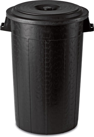 Stefanplast afvalton - afvalemmer - vuilnisbak - voerton - buiten - 100l - zwart
