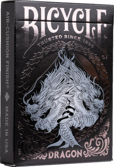 Bicycle dragon black - premium speelkaarten - poker - ultimates collectie - collectible