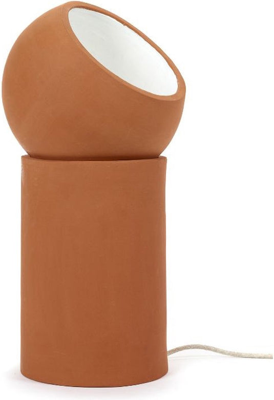 Serax - lauren van driessche terra light - tafellamp l - terracotta bruin - 25 ø - h 51,00cm - 9,50kg
