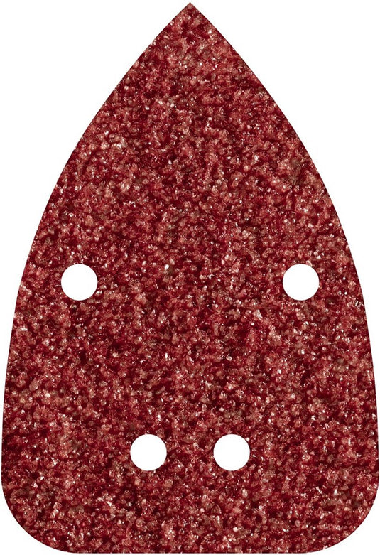 Wolfcraft - mouse schuurpapier korrel 80 - 10 stuks - 96 x 136 mm - zelfhechtend multischuurmachine schuurblad - 1757000