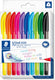 Staedtler ball driekantige balpen set 10 kleuren