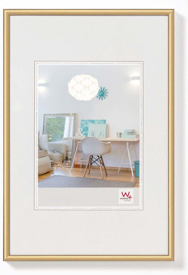Walther new lifestyle - kunststof lijst - fotoformaat 28x35 cm - goud