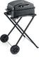 Severin pg 8598 elektrische buiten bbq grill – 2300w – keramische coating – 45x30 cm – met statief en deksel – mat zwart