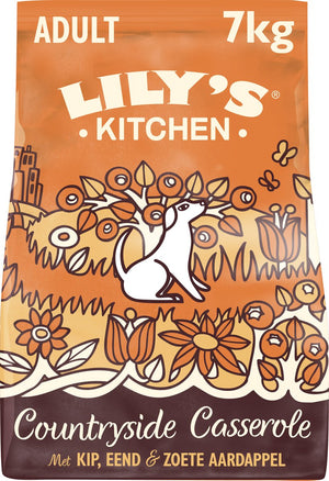 Lily's kitchen - hondenvoer - droogvoer - countryside casserole - kip eend - 7 kg