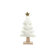 Countryfield ornament kerstboom fargo l wit 24x5x45cm pluche