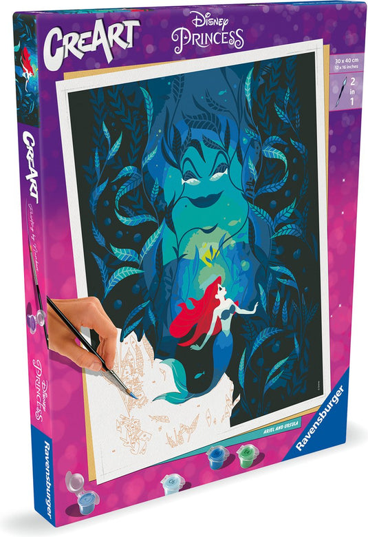 Ravensburger creart schilderen op nummer - ariel en ursula