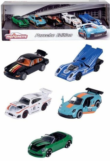 Majorette - auto porsche - sportwagen - 5 stuks