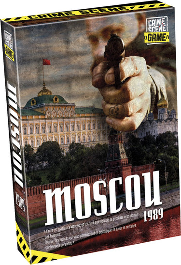 Tactic gamestorm - bordspel – crime scene: moscou 1989 (jeu d'escape room)
