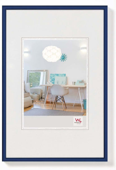 Walther new lifestyle - kunststof lijst - fotoformaat 40x50 cm - blauw