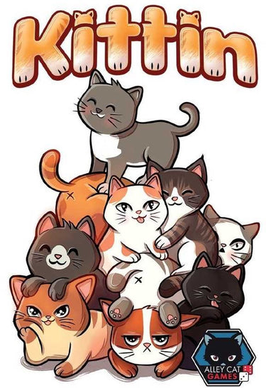 Asmodee kattenspel kittin - snel stapelspel voor kinderen.