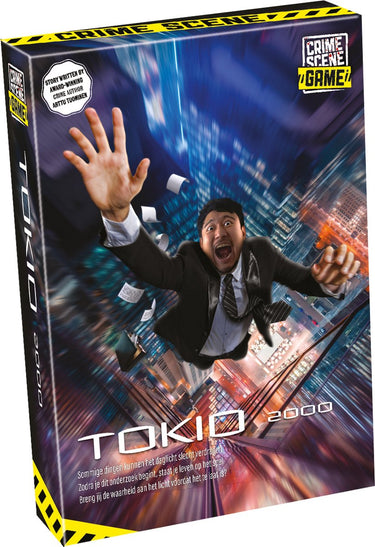 Tactic crime scene tokyo 2000 – bordspel – misdaadspel – complex stadsdrama in japan – diepgaand onderzoek en deductie – crime scene serie – game storm studio – 1 of meer spelers – vanaf 18 jaar