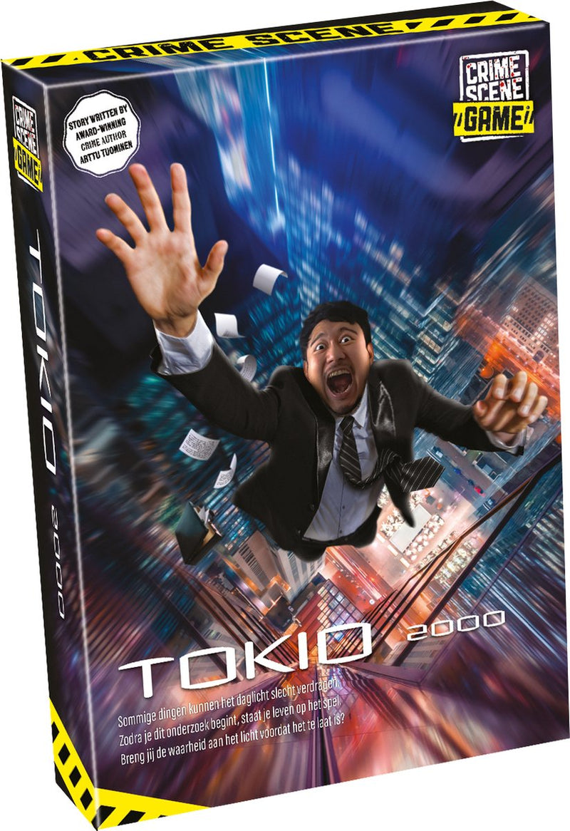 Load image into Gallery viewer, Tactic crime scene tokyo 2000 – bordspel – misdaadspel – complex stadsdrama in japan – diepgaand onderzoek en deductie – crime scene serie – game storm studio – 1 of meer spelers – vanaf 18 jaar
