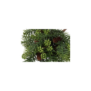 Countryfield kunsttak hedera bes groen 41xh25,4cm