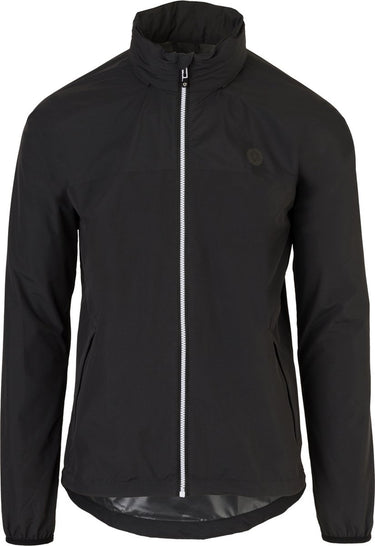 Agu go regenjas essential - regenjas dames heren - ademende en waterdichte regenjas - fietsjack - zwart - m
