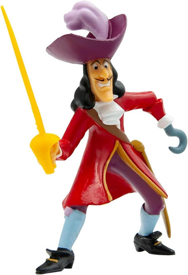 Bullyland 12651 – speelfiguur en verzamelfiguur kapitein haak uit peter pan, ca. 9,4 cm – levensecht en detailrijk vormgegeven – ideaal als taartfiguur en klein cadeautje voor kinderen vanaf 3 jaar.