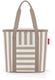 Reisenthel thermoshopper koeltas - 15l - summerstripes coffee zand