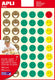 Apli kids 12xvellen, 576xstickers, goud groen geel rood