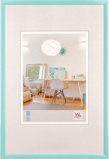 Walther new lifestyle - kunststof lijst - fotoformaat 40x50 cm - turkoois