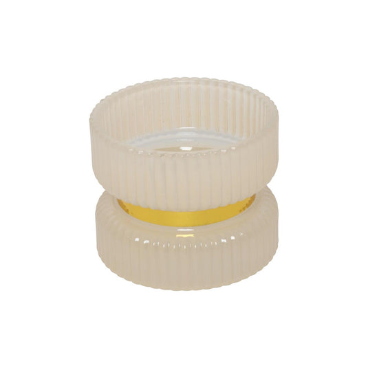 Countryfield kandelaar sybel crã¨me glas ø9xh7cm
