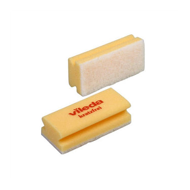 Vileda spons glitzi non-scatch | geel | pak van 10 stuks