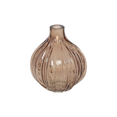 Countryfield vaas eline s bruin glas ã˜12xh14cm
