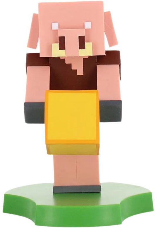 Cableguys minecraft - piglin - figurine standaard voor telefoon | oplaadcase (cable guys mini)