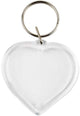 Creativ company hart sleutelhanger 40x40 mm 25 stuks