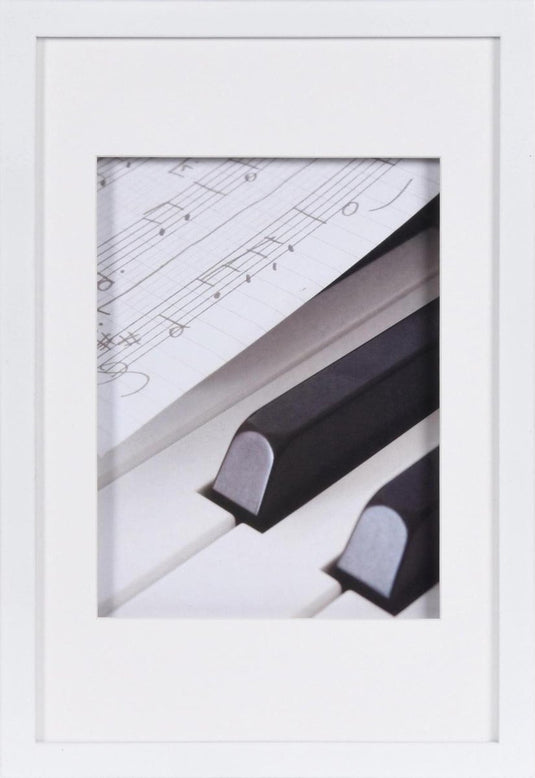 Henzo fotolijst - - piano - fotomaat 20x30 cm - wit