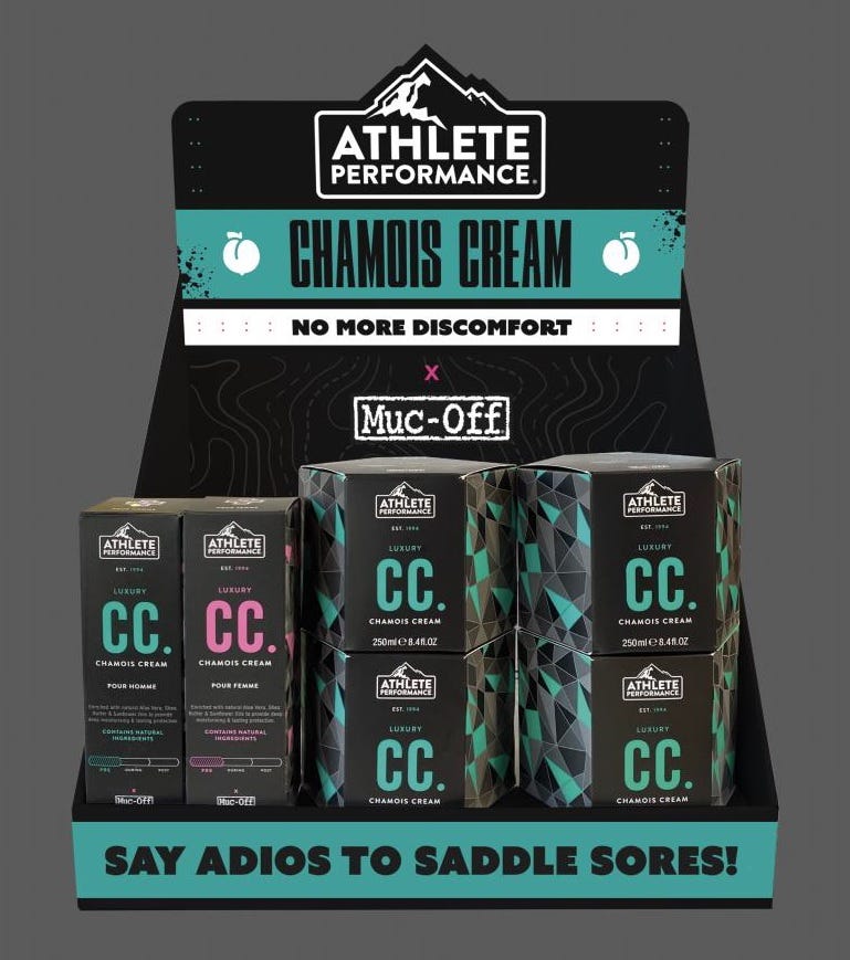 Load image into Gallery viewer, Muc-off toonbankdisplay chamois creams counter top display
